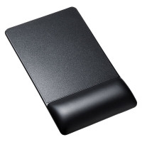 山业(sanwa) MPD-GELPHBK 带腕托加高款 鼠标垫 黑色 (计价单位:个)