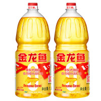 金龙鱼 食用油 非转基因调和油 黄金比例食用调和油1.8Lx2瓶组合装