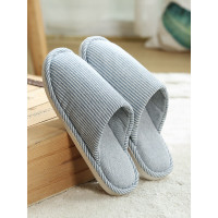 邦有道棉拖鞋男布拖鞋家用室内防滑棉麻厚底耐磨室内