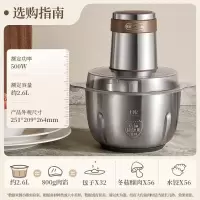 小熊(Bear)绞肉机 电动多功能料理搅拌机 2.6大容量不锈钢杯 QSJ-L05H7双刀