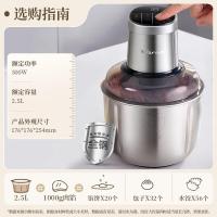 小熊(Bear)绞肉机家用 商用绞馅机 碎肉机 多功能料理搅拌打肉机 QSJ-Q05V1 双刀2.5L