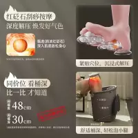 小熊(Bear)泡脚桶 全自动按摩恒温加热足浴盆 ZYP-E10F6-P01[热敷膝盖 管道杀菌]黑