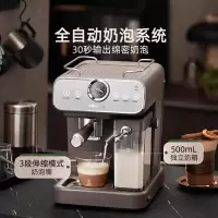 小熊(Bear)咖啡机全自动奶泡机 家用小型半自动意式 胶囊咖啡粉两用 KFJ-V12Q1