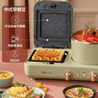 小熊(Bear)早餐机 三明治机 电饼铛多士炉多功能料理锅  DSL-A13N1
