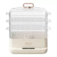 小熊(Bear)电蒸锅 蒸蛋器 家用蒸锅蒸包子 三层容量电蒸笼 12L [PC蒸盘]DZG-CA2D1