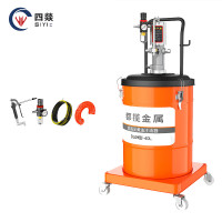 四燚 都揽气动黄油机 小型加注高压全自动打黄油气动黄油枪 40L旗舰版(6米油管+铝枪+12米气管)