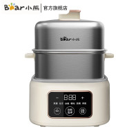 小熊(Bear) 煮蛋器 家用煮蛋蒸蛋器 大容量ZDQ-C06H1 双层 [五大功能 9.5小时预约]
