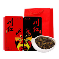 川红 茶叶工夫红茶特级礼盒装金奖85橘糖香型佳节送礼125g*2盒