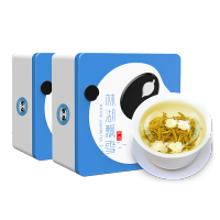 川红茉莉花茶飘雪花茶特级严选100g*2盒茶叶配礼品袋礼盒四川特产