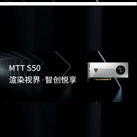 摩尔 MTT S50 线程 高性能专业显卡