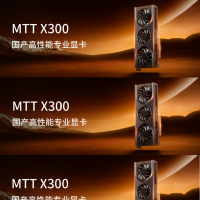 摩尔 MTT X300线程 高性能专业显卡