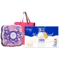 锦华金秋聚福月饼 540g+纯甄0添加巴氏杀菌热处理原味风味酸奶利乐钻200g×10包