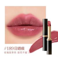 欧莱雅浮光细管口红189日晒痕镜面滋润素颜显白粉唇膏七夕礼物送女友
