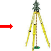 大水牛 对中杆 适配莱卡TS16