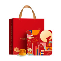 广州酒家 粮丰园星辰颂月月饼600g 1盒