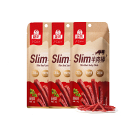 母亲Slim牛肉棒藤椒味30g*3袋 含膳食纤维 优质蛋白休闲零食小吃