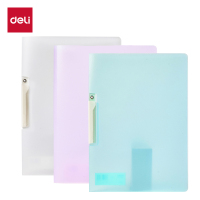 得力(deli)PP701_A4旋转报告夹颜色随机(1个)