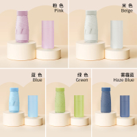 红叶晴雨伞女式五折超轻小巧袖珍迷你紫外线黑胶防晒遮阳口袋太阳伞 6骨