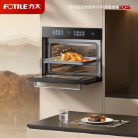 方太(FOTILE)微蒸烤一体机G1S 嵌入式蒸烤炸炖烘五合一九大速烹功能44升家用大容量 12寸长彩膜屏 上下精准控