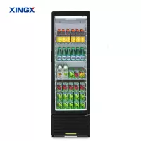 星星(XINGX)217升风冷侧开门立式冷柜节能黑科技独立式冷藏展示柜LSC-230WYPE
