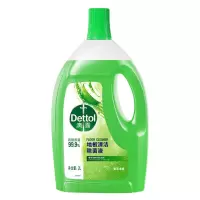 滴露(Dettol)地板清洁剂拖地花露水杀菌留香青苹地板清洗剂拖地清洁剂木地板2L