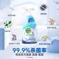 滴露(Dettol)浴室清洁剂750ml2瓶去水渍除水垢马桶清洁剂多功能泡沫清洁喷雾