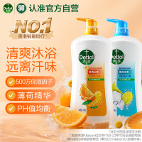 滴露健康沐浴露薄荷冰爽950g+滴露健康沐浴露柑橘沁爽950g