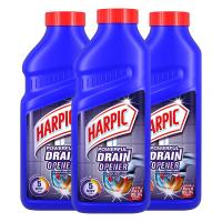 滴露HARPIC亮湃管道疏通剂啫喱500ml*3瓶 除菌除臭下水道马桶疏通
