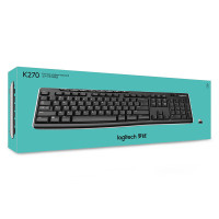罗技(G)K270 键盘 无线键盘 办公键盘 优联 笔记本键盘 全尺寸 黑色