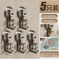 丽佳邦脸盆挂勾枪灰5个装