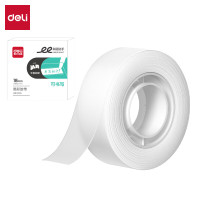 得力(deli) 易撕型隐形文具胶带 30120S 隐形胶带-18mm*30Y-磨砂白 27米