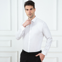 Bonnie&Ton络纺DP免烫衬衫男士长袖衬衫纯棉商务正装秋季职业工装