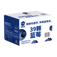 福兰农庄果汁蓝莓宝蓝莓汁饮料300ml*6瓶/箱