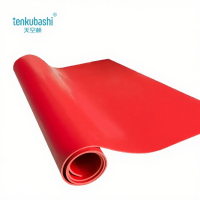 天空桥 绝缘胶皮 红色平面3mm*1.5m*10m 卷
