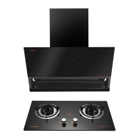 Haotaitai好太太烟灶套装XJ01+X406天然气 23m³大风量挥手智控智清洗5.2kW大火力可调底壳换灶不开孔