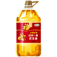 福临门食用油花生油 小榨炒香花生油5L 中粮出品
