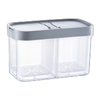 太力厨房葱姜蒜收纳盒冷冻葱花保鲜盒食品级备菜盒沥水冰箱密封盒