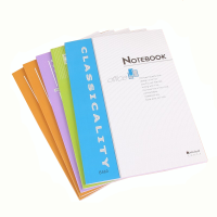 玛丽B5大号软面抄60型笔记本练习本软抄本子记事本颜色随机 B5 60页 5本装