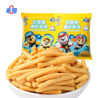 未零汪汪队立大功妙脆脆真虾味条mimi虾条儿童小孩健康营养零食16g*10包