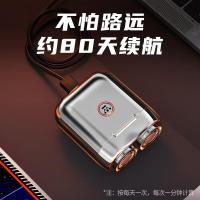 西屋男士电动MINI剃须刀全合金便携刮胡刀旋转式迷你款胡子刀送男朋友老公爸爸生日礼物 MINI[电镀银]