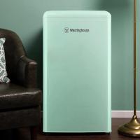 西屋(Westinghouse)复古迷你小冰箱家用小型客厅饮料冰吧冷藏冷冻 BC-82M 薄荷绿