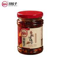 川娃子正宗炭烧皮蛋烧椒双椒酱下饭菜拌饭拌面酱擂辣椒瓶装香酥油辣子200g