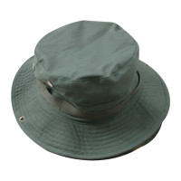 谋福 作战帽作训帽迷彩圆边帽 渔夫帽虎斑迷彩奔尼帽 男迷彩帽男战术帽[绿色](2个装)