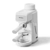 柏翠智能半自动咖啡机 一键操作 意式研磨萃取 浓缩奶泡独立控制 设计简洁时尚