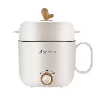 艾贝丽电火锅(带蒸笼)白色  ABL-HG15