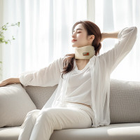飞乐思颈托颈椎矫正器防低头护颈脖套透气U型枕可调节牵引低头族男女M码
