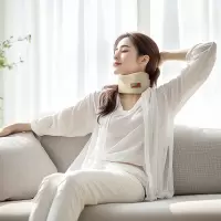 飞乐思颈托颈椎矫正器防低头护颈脖套透气U型枕可调节牵引低头族男女M码
