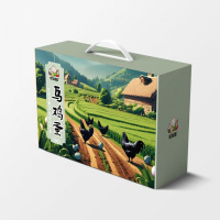 保卫蛋蛋新鲜乌鸡蛋绿壳蛋礼盒装带提手 中秋送礼 鲜鸡蛋谷物蛋 乌鸡蛋20枚