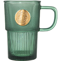 乐唯诗 墨绿铜章 吸管杯410ml*1只