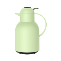 乐唯诗 乐圆保温壶温显款 绿色 1L